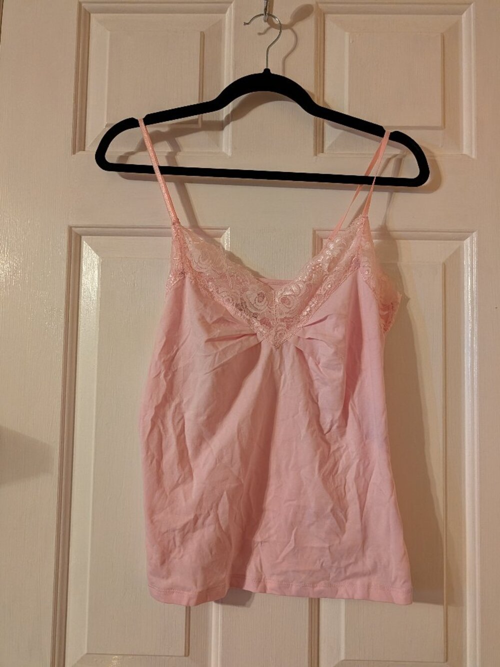 Pink Lackey Tank Top ~ Petite Large